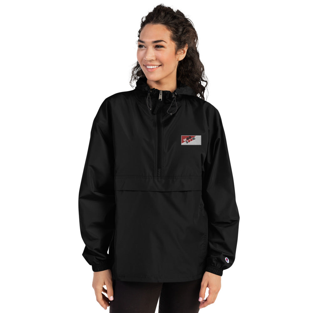 WooSooie Embroidered Champion Packable Jacket