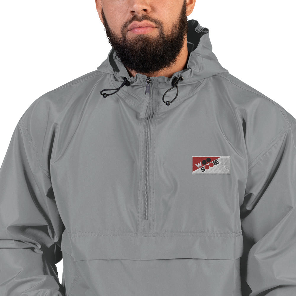 WooSooie Embroidered Champion Packable Jacket
