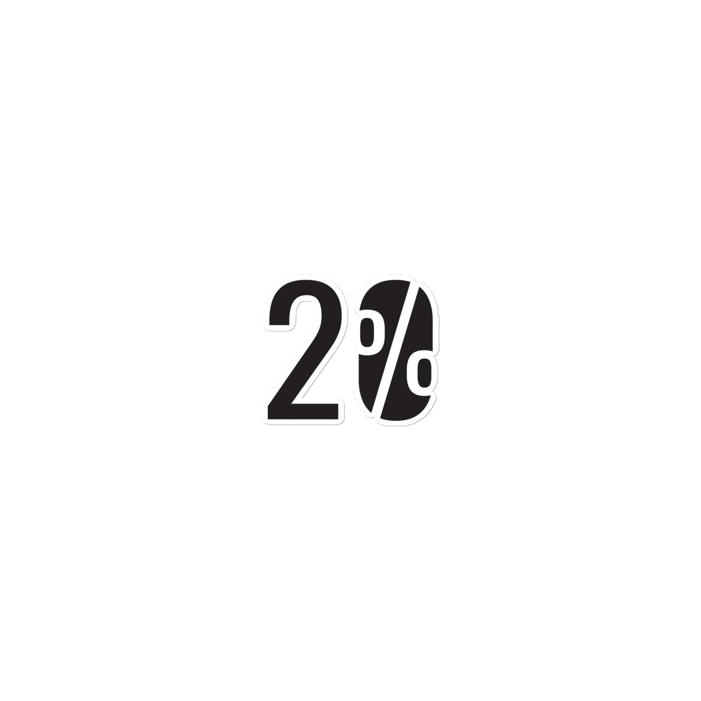 20% Design Bubble-free stickers