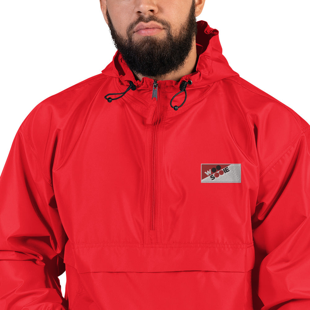 WooSooie Embroidered Champion Packable Jacket